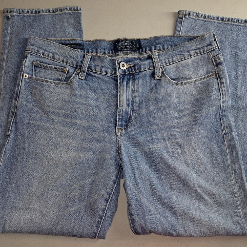 Lucky Brand Sweet Crop Blue Jeans Size 10/30